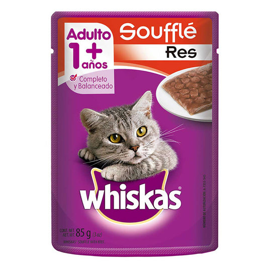 Sobres Whiskas Soufflé Res 85 GRS