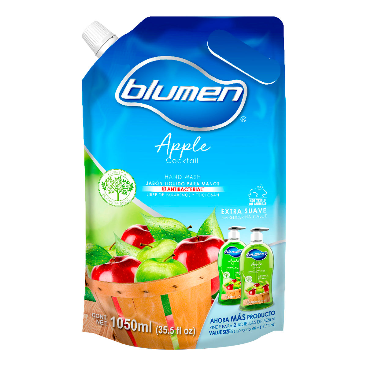 Jabón Líquido Para Manos Blumen Apple Pounch 1.05 LTS