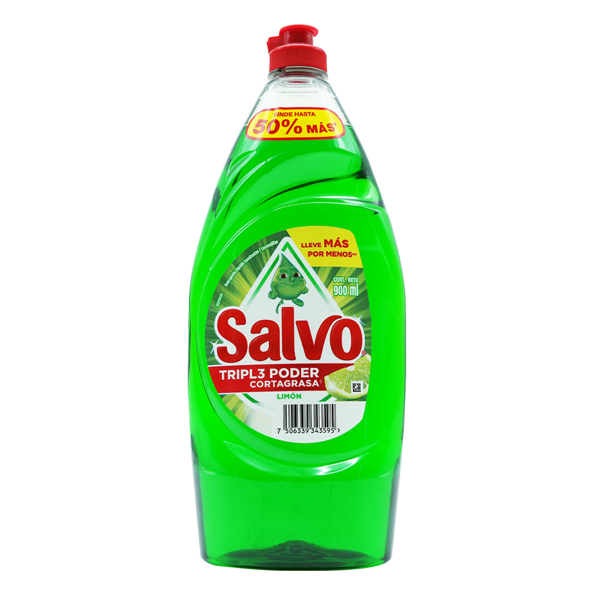 Detergente   Líquido   Salvo   Limón 900Ml 750 MLL