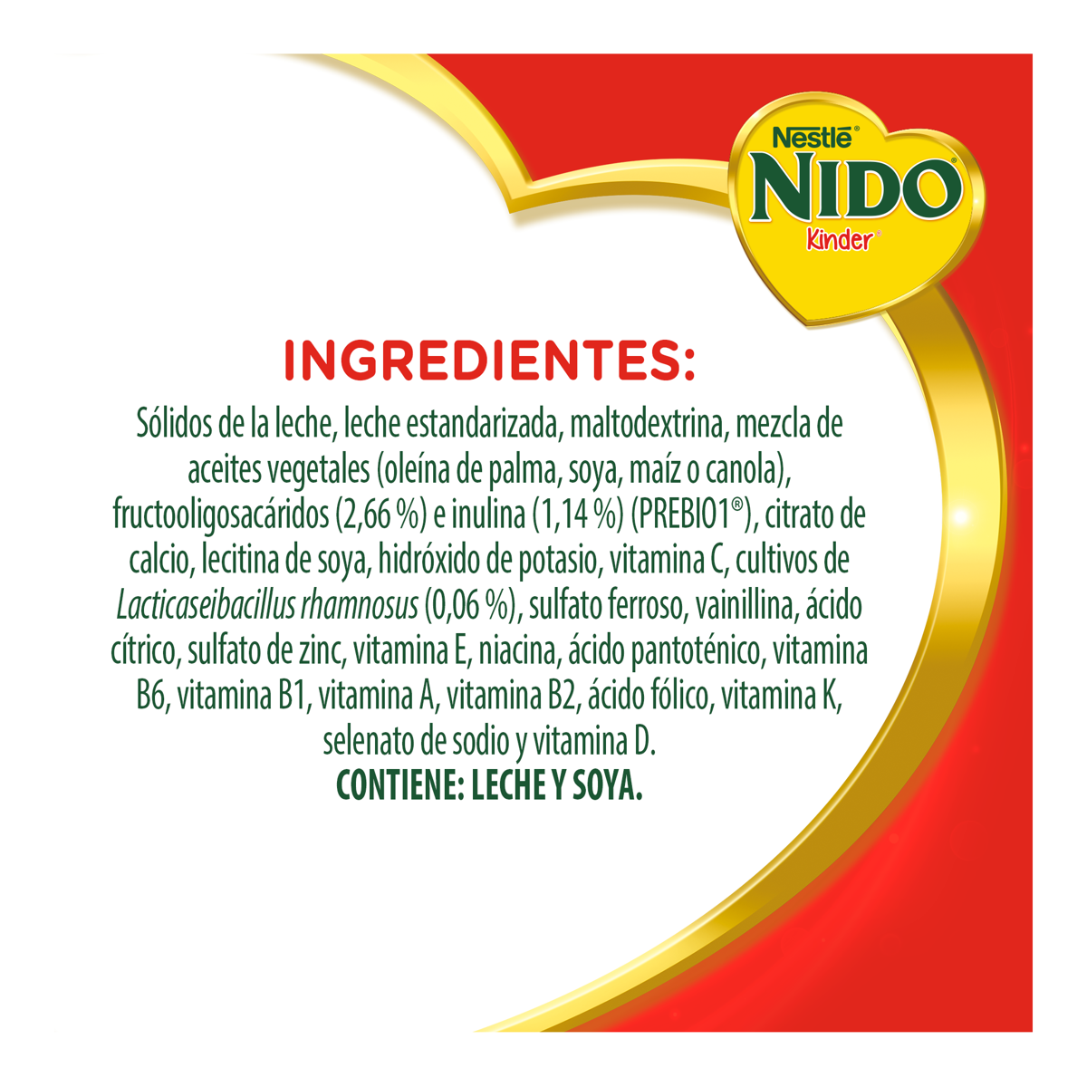 Aimento Para Niños de Corta Edad Nido Kinder  1+ Lata 1.4kg