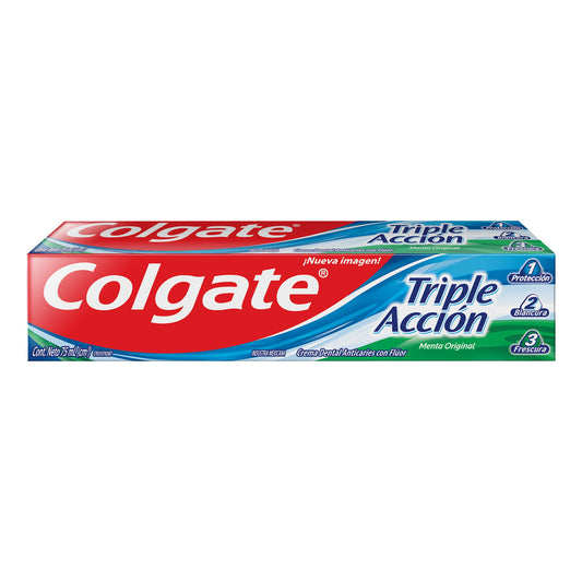 Pasta Dental Colgate Triple Acción Menta Original 75 ml