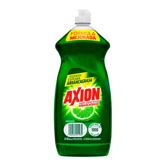 Detergente Lavatrastes Líquido Axion Limón de 900 ml