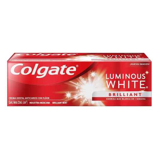 Pasta Dental Colgate Luminous White Brilliant 22 ml