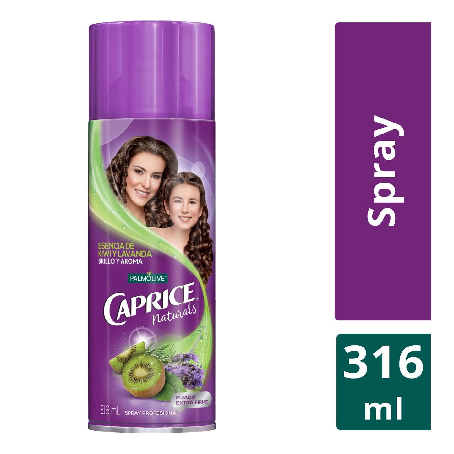 Spray para el Cabello Palmolive Caprice Naturals Esencia de Kiwi y Lavanda de 316 ml