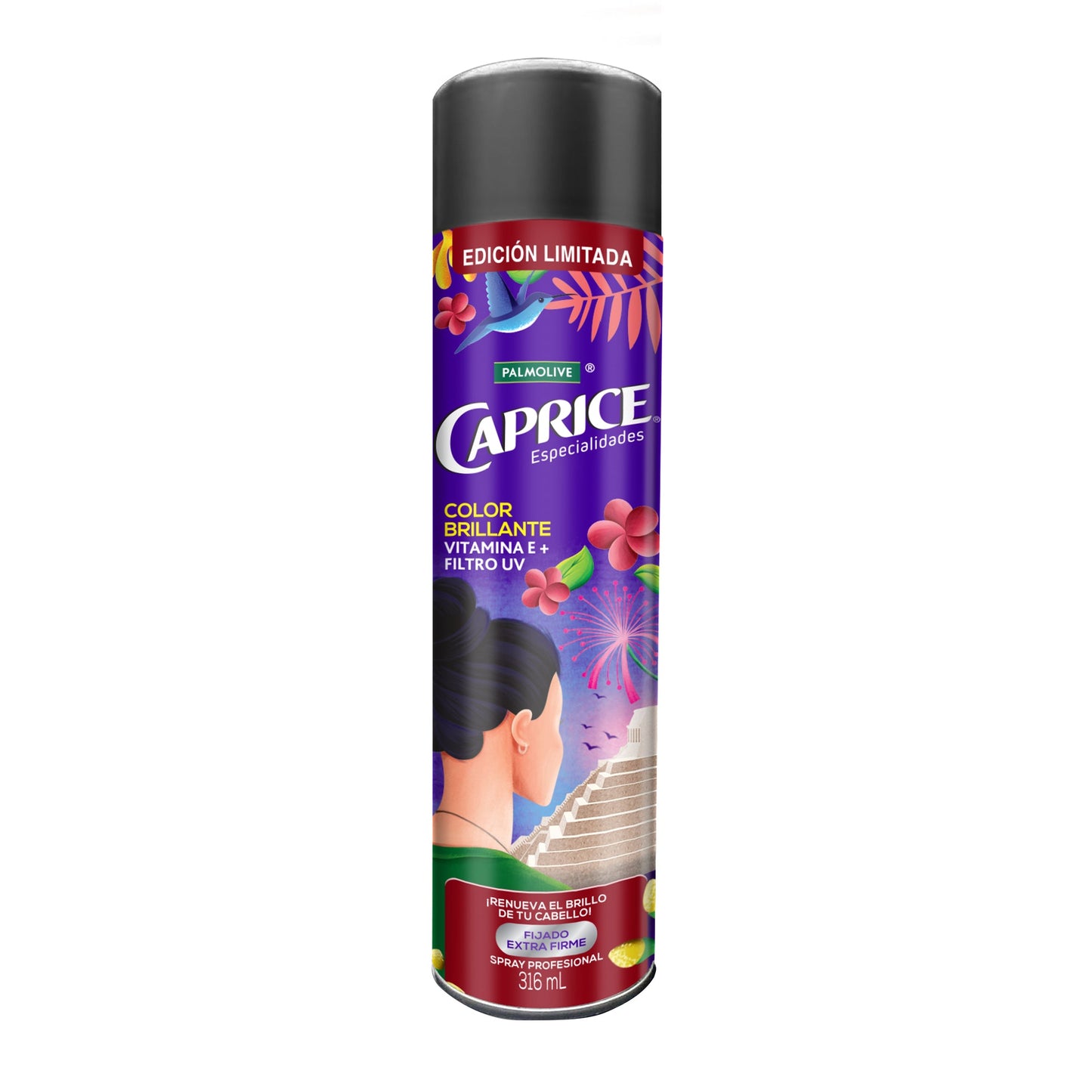 Spray Caprice Color Brillante Vitamina E + Filtro UV 316 ml