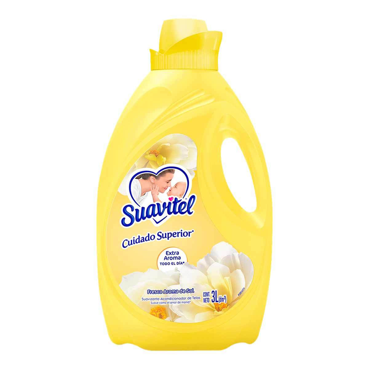 Suavizante de Telas Suavitel Cuidado Superior Fresco Aroma de Sol 3 l