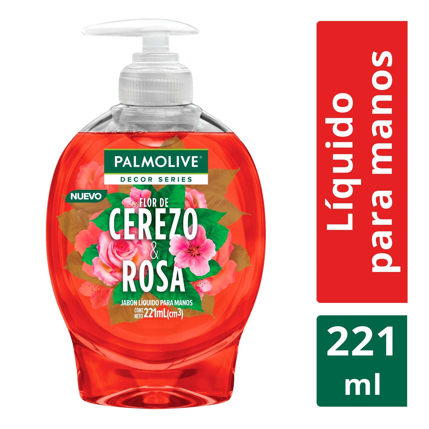 Jabón líquido para Manos Palmolive Decor Series Flor de Cerezo 221 ml