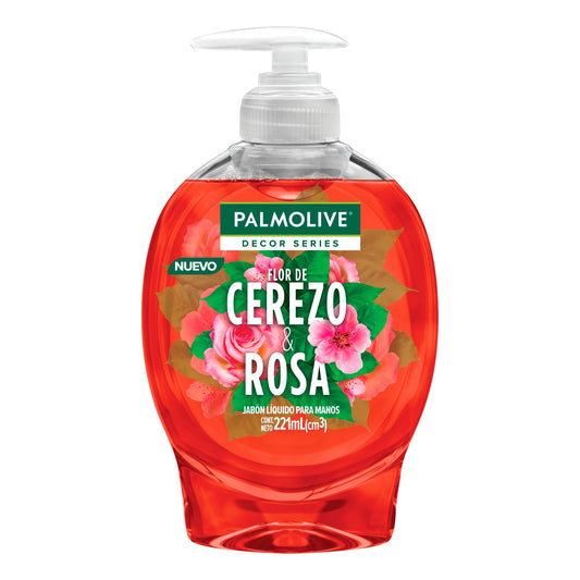 Jabón líquido para Manos Palmolive Decor Series Flor de Cerezo 221 ml