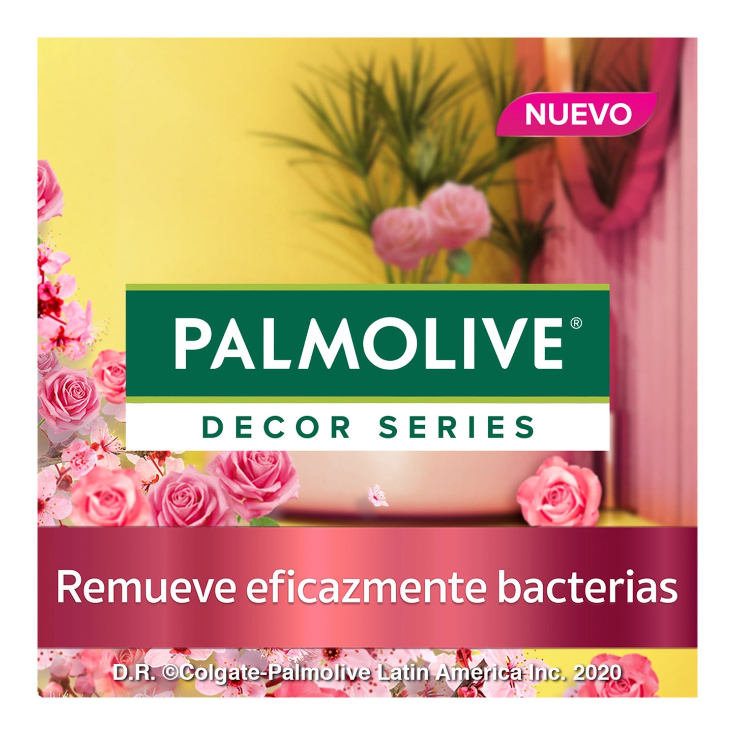 Jabón líquido para Manos Palmolive Decor Series Flor de Cerezo 221 ml