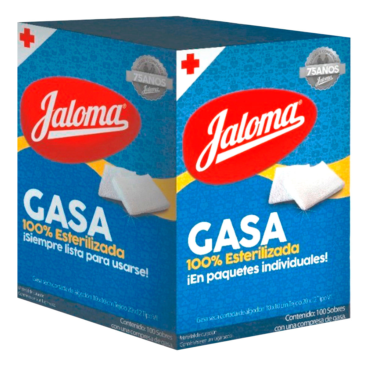 Gasa Jaloma 10X10Cm 100 PZS