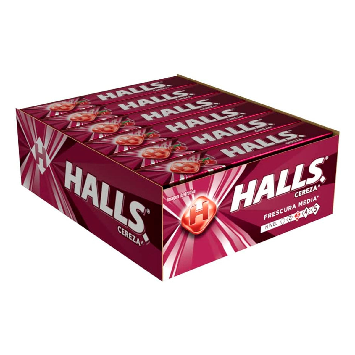 Pastillas Hall'S Cereza 12 PZS