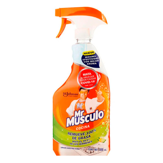 Limpiador Mr. Musculo Cocina Limón 650 MLL