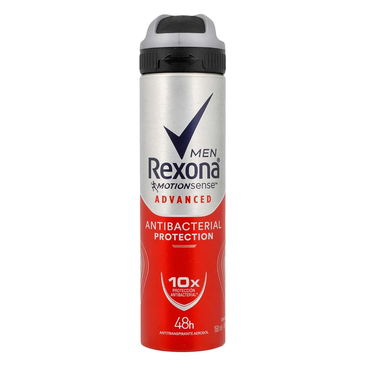 Desodorante Rexona Aerosol Antibacterial Hombr Antitranspirante 150 MLL