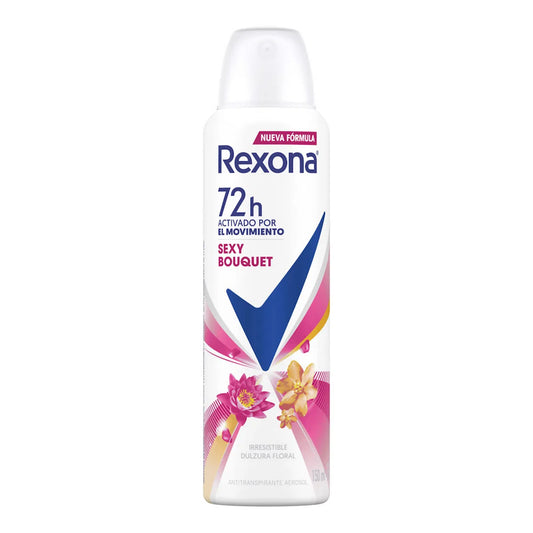 Desodorante Rexona Sexy En Aerosol Para Mujer 150 MLL