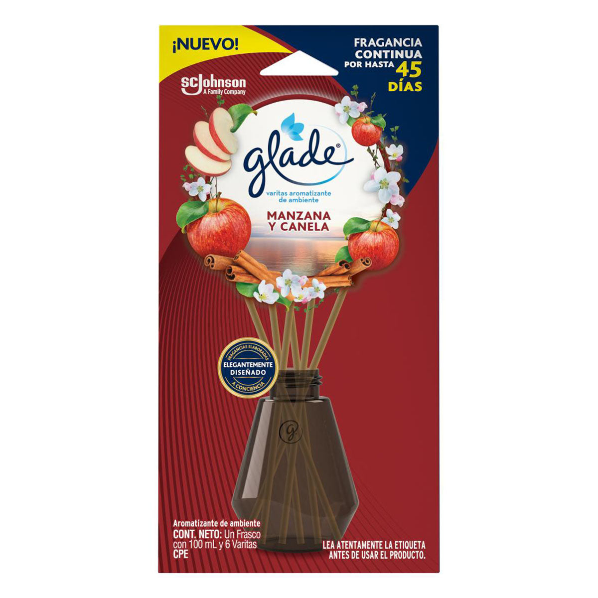 Glade Varitas Manzana Canela 100 MLL