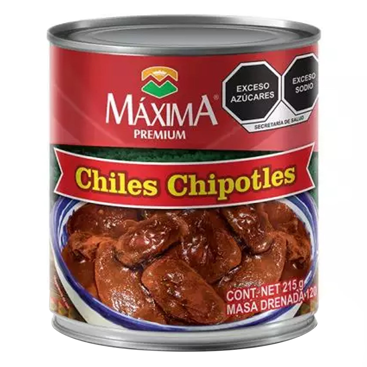 Chiles Chipotles Máxima 215 GRS