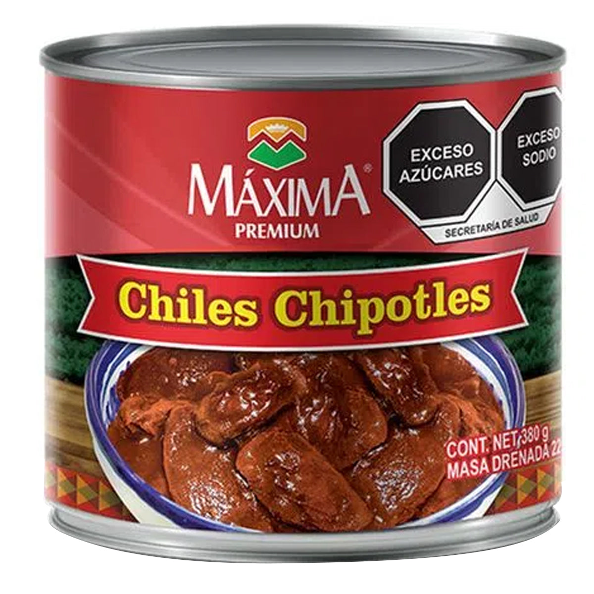 Chiles Chipotles Máxima 380 GRS